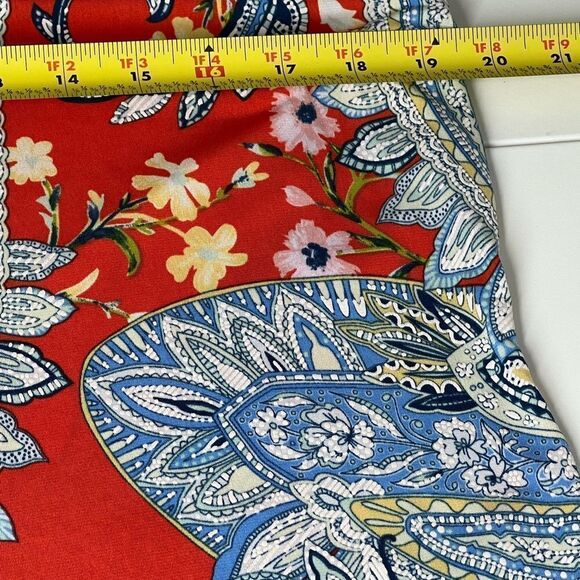 IVY LINE BOHEMIAN Multi Color Paisley Print Dress SIZE XL - Picture 7 of 10